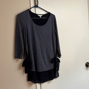 Lauren Conrad side-tie blouse